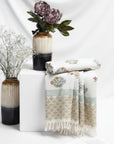 Botanical Harmony Throw in Signature Weave Cotton
