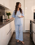 Little Blue Blooms PJ Set