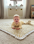 Sunny Petals Baby Quilt