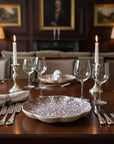 Bordeaux Scallop Bowl Large