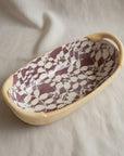 Bread Basket handles- Aspen Bordeaux