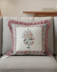 Soft Stone Floral Pillow