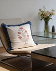 Scarlet Bloom Pillow
