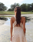 The Cross-Back Cotton Dress