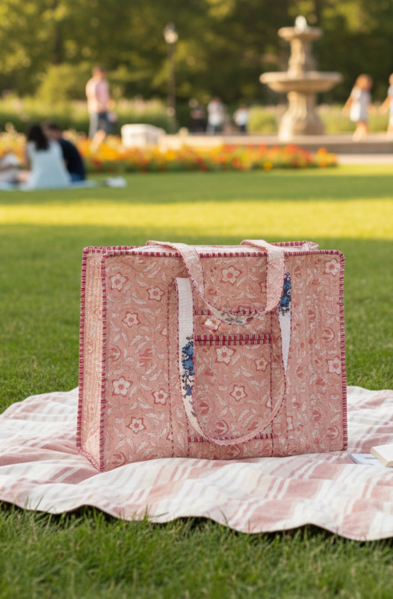 Handmade Alpine Rose Tote | Cotton Tote Bags – Ginny and Daughters