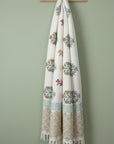 Botanical Harmony Throw in Signature Weave Cotton