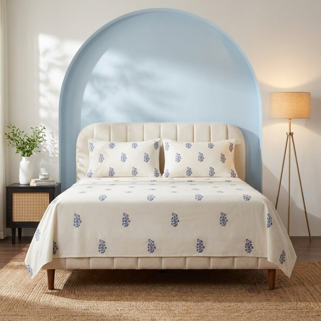 Indigo Bloom Flat