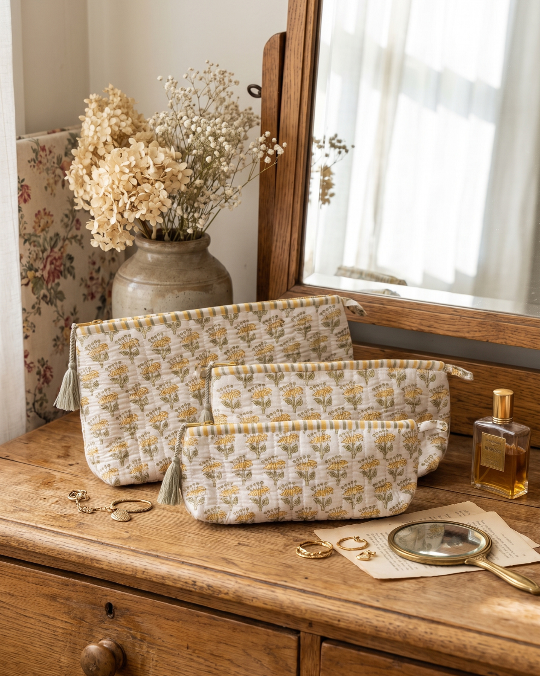 Marigold Meadow Pouch