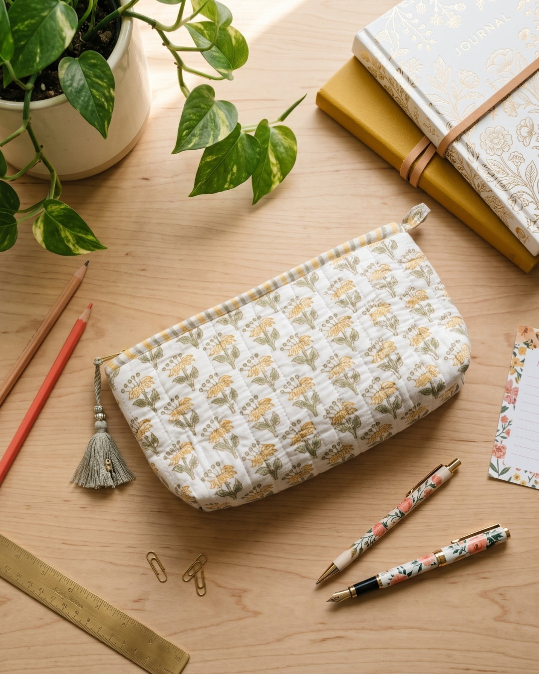Marigold Meadow Pouch