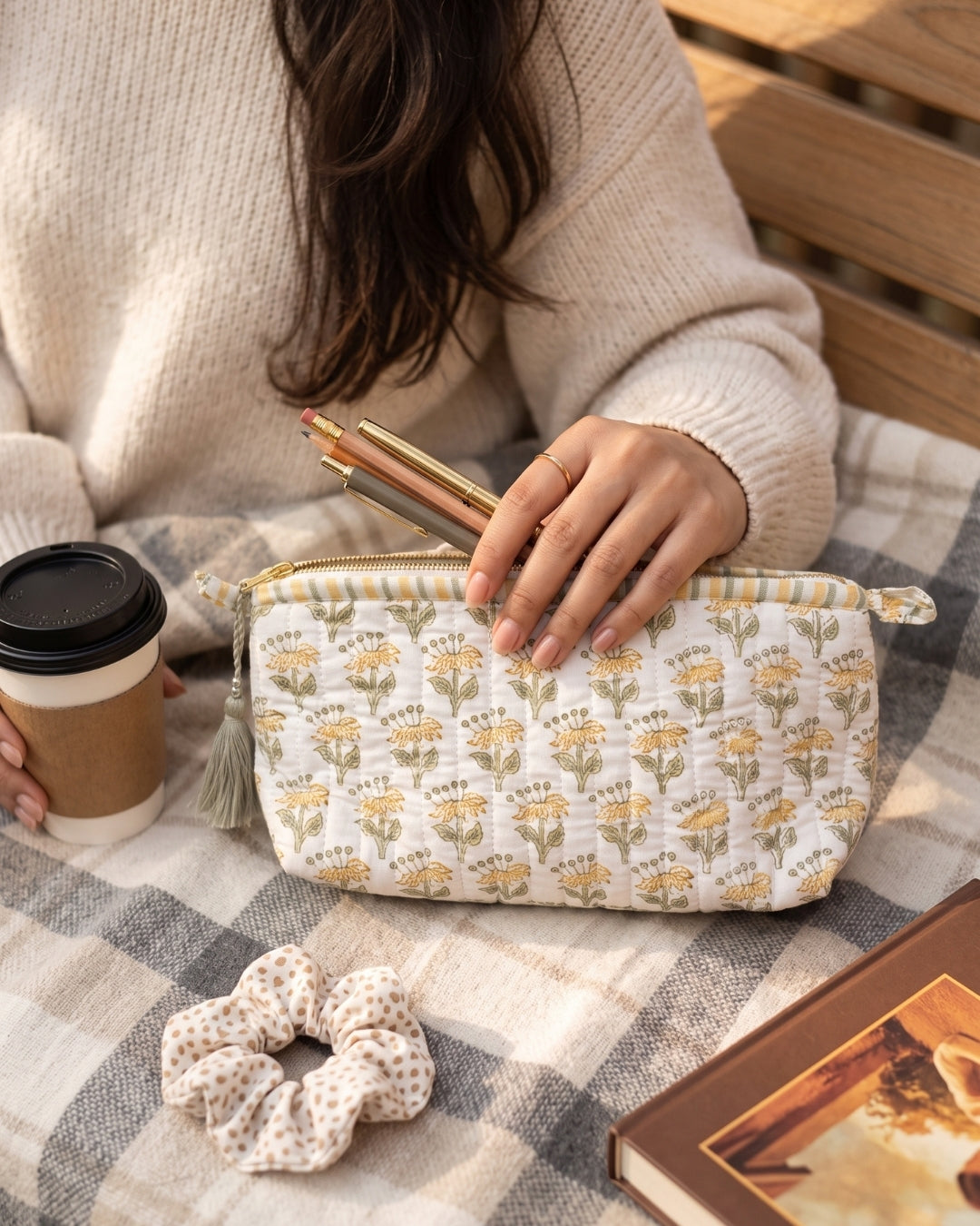 Marigold Meadow Pouch