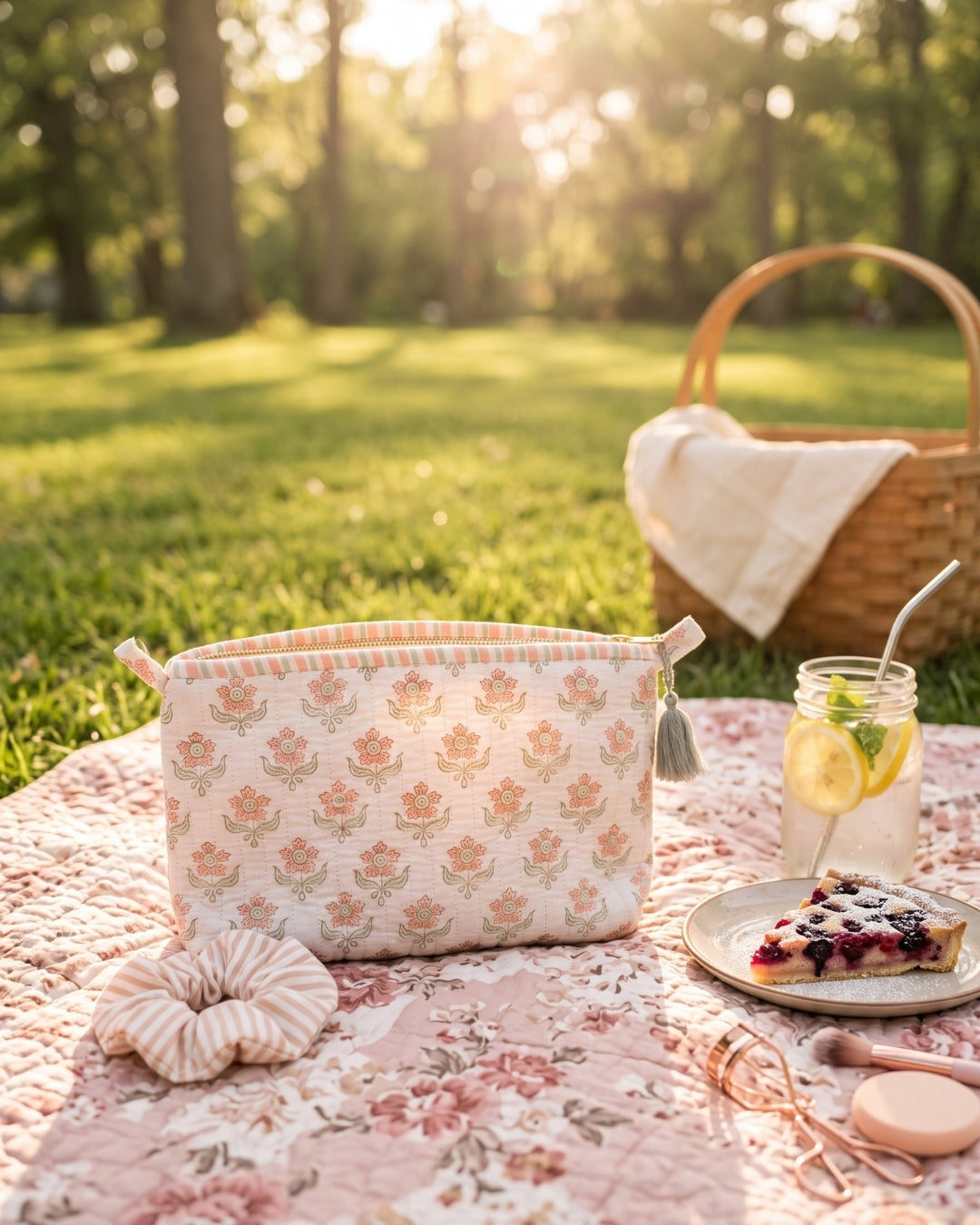Peach Blossom Pouch