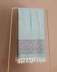 Sage Veil Throw in Signature Weave Cotton
