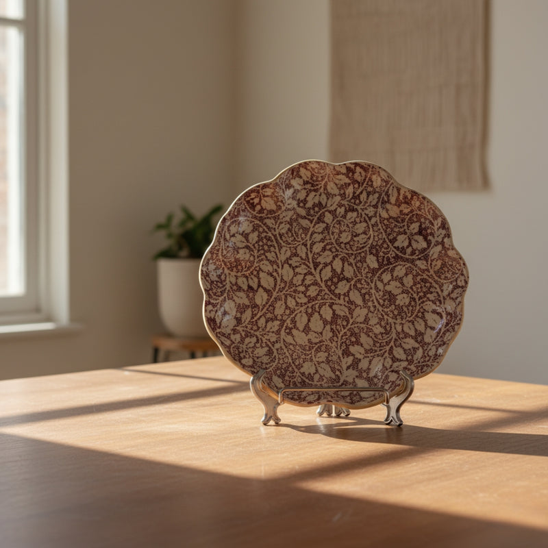 Bordeaux Scallop Bowl Large