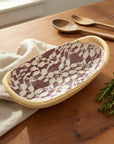 Bread Basket handles- Aspen Bordeaux