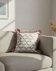 Soft Stone Floral Pillow