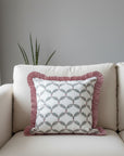 Soft Stone Floral Pillow