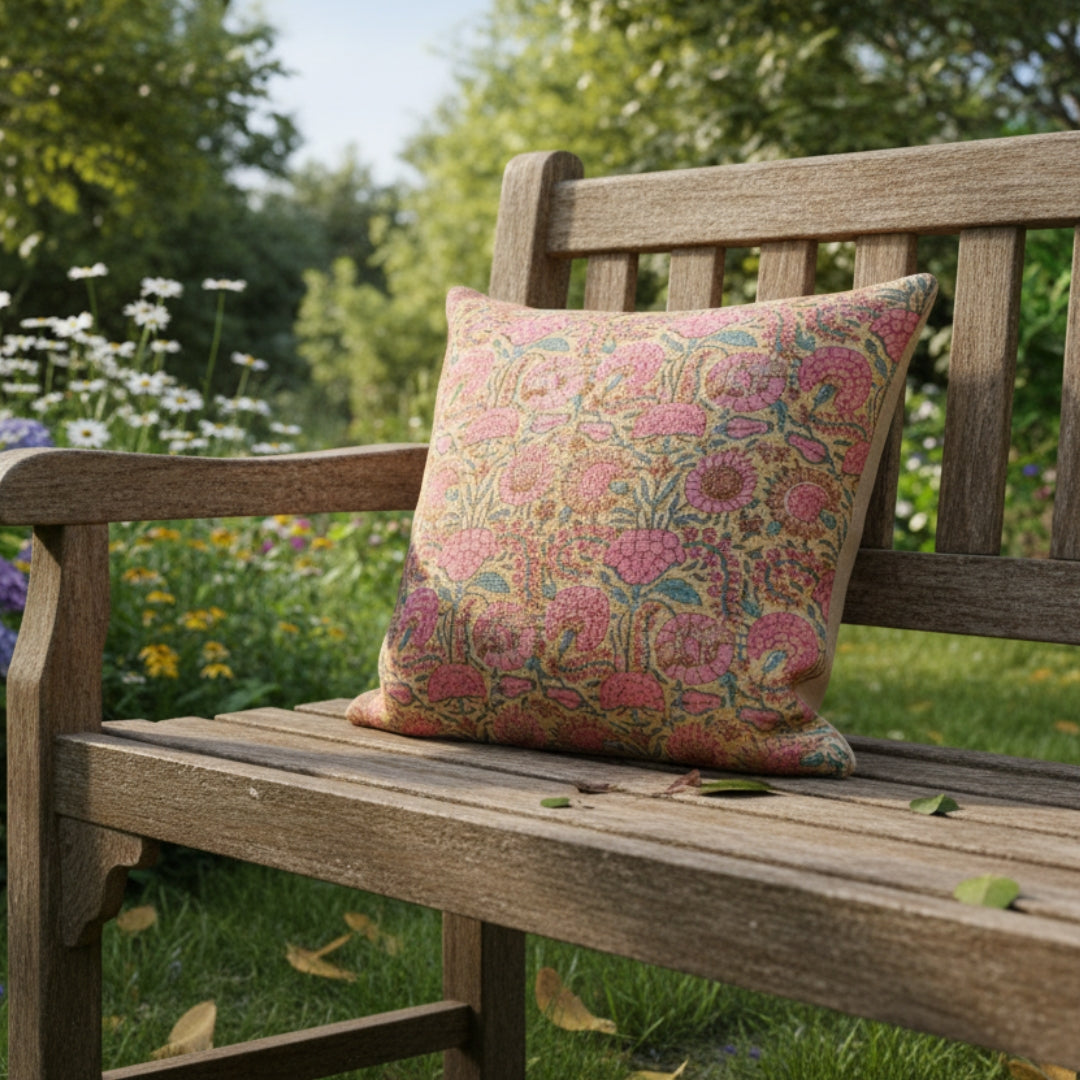 Crafted Blossom Pillow