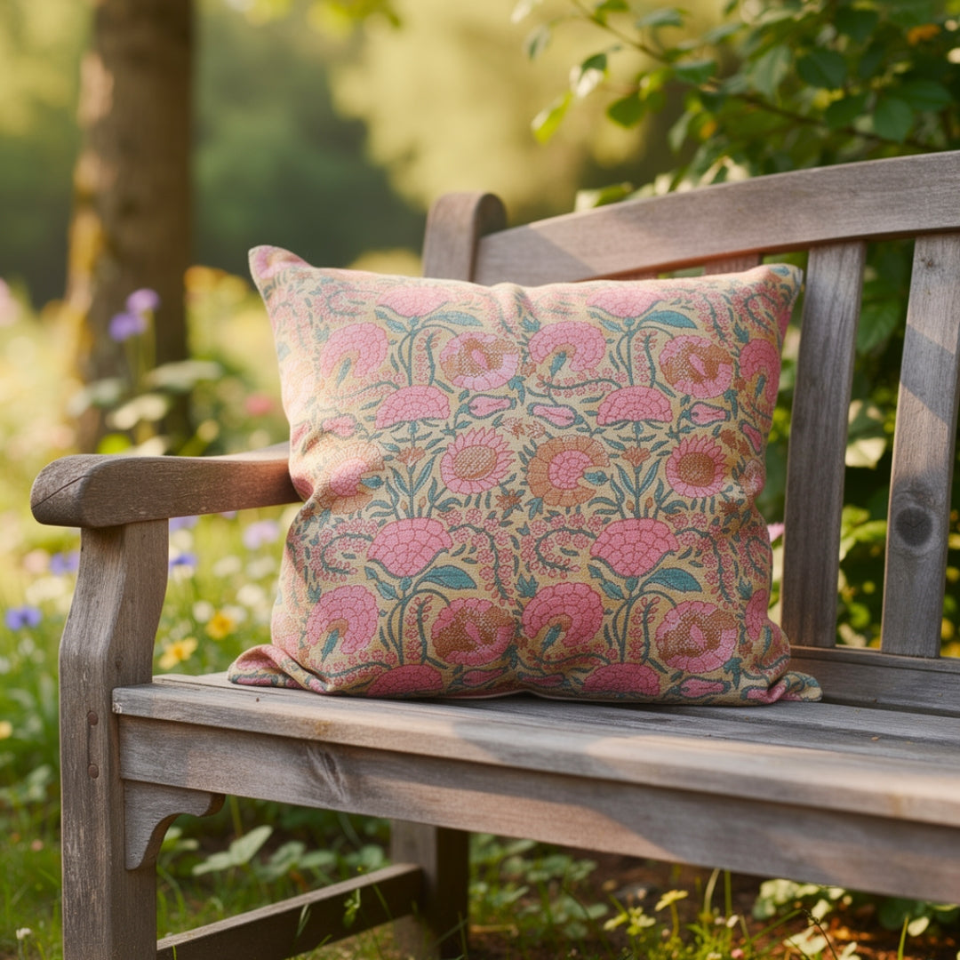 Crafted Blossom Pillow