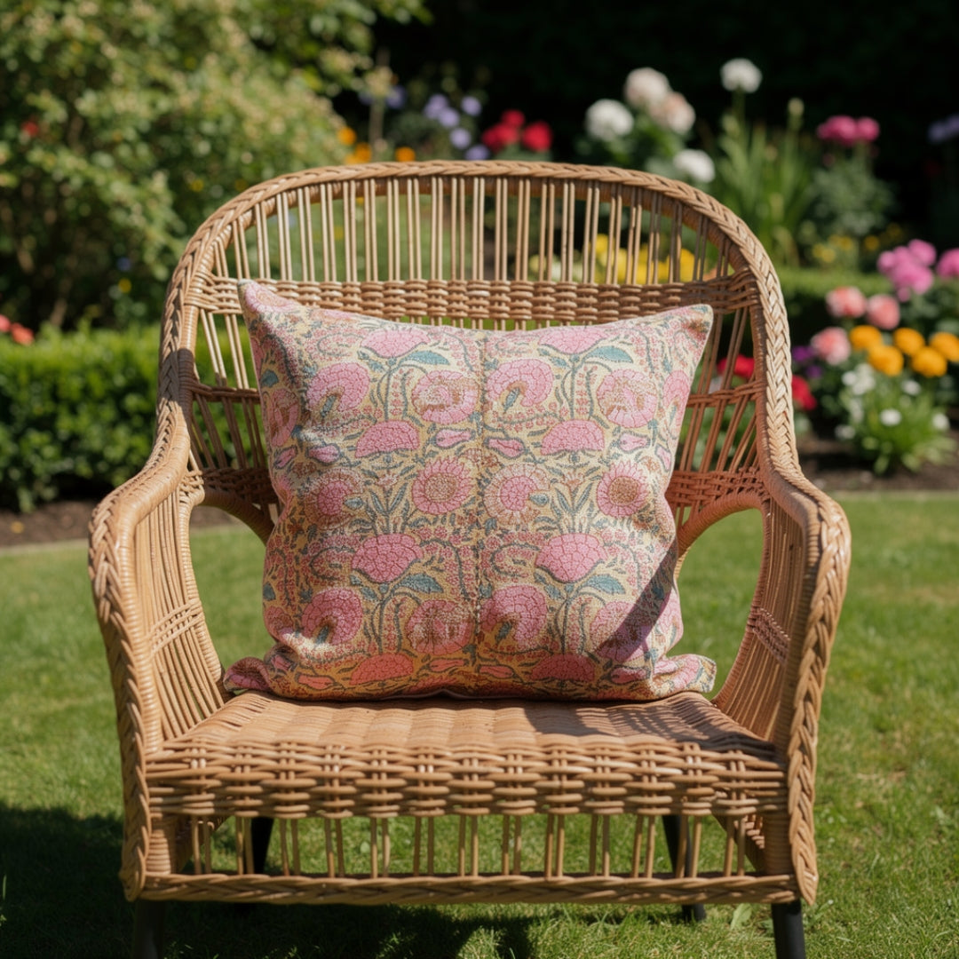 Crafted Blossom Pillow