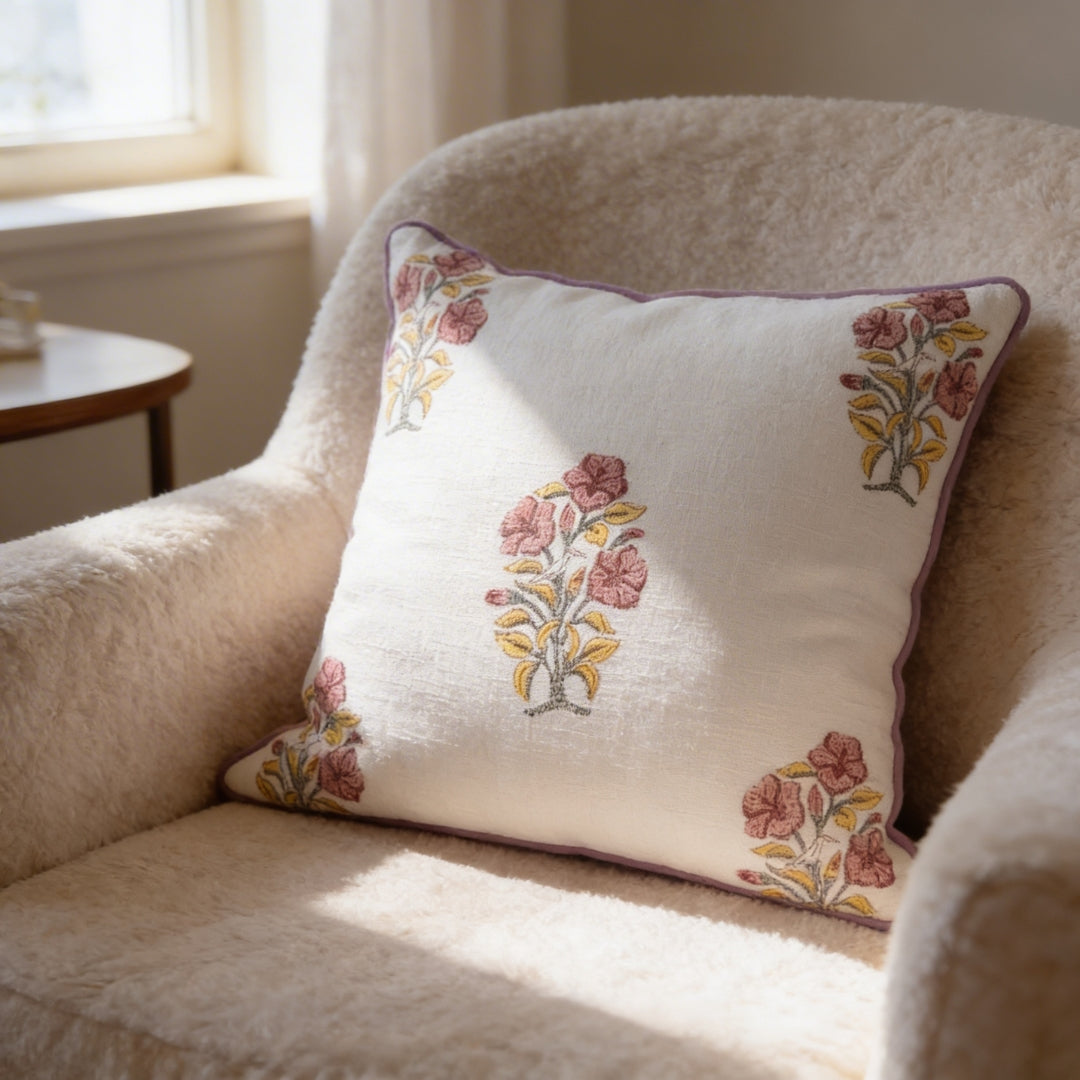 Floral Sunshine Pillow