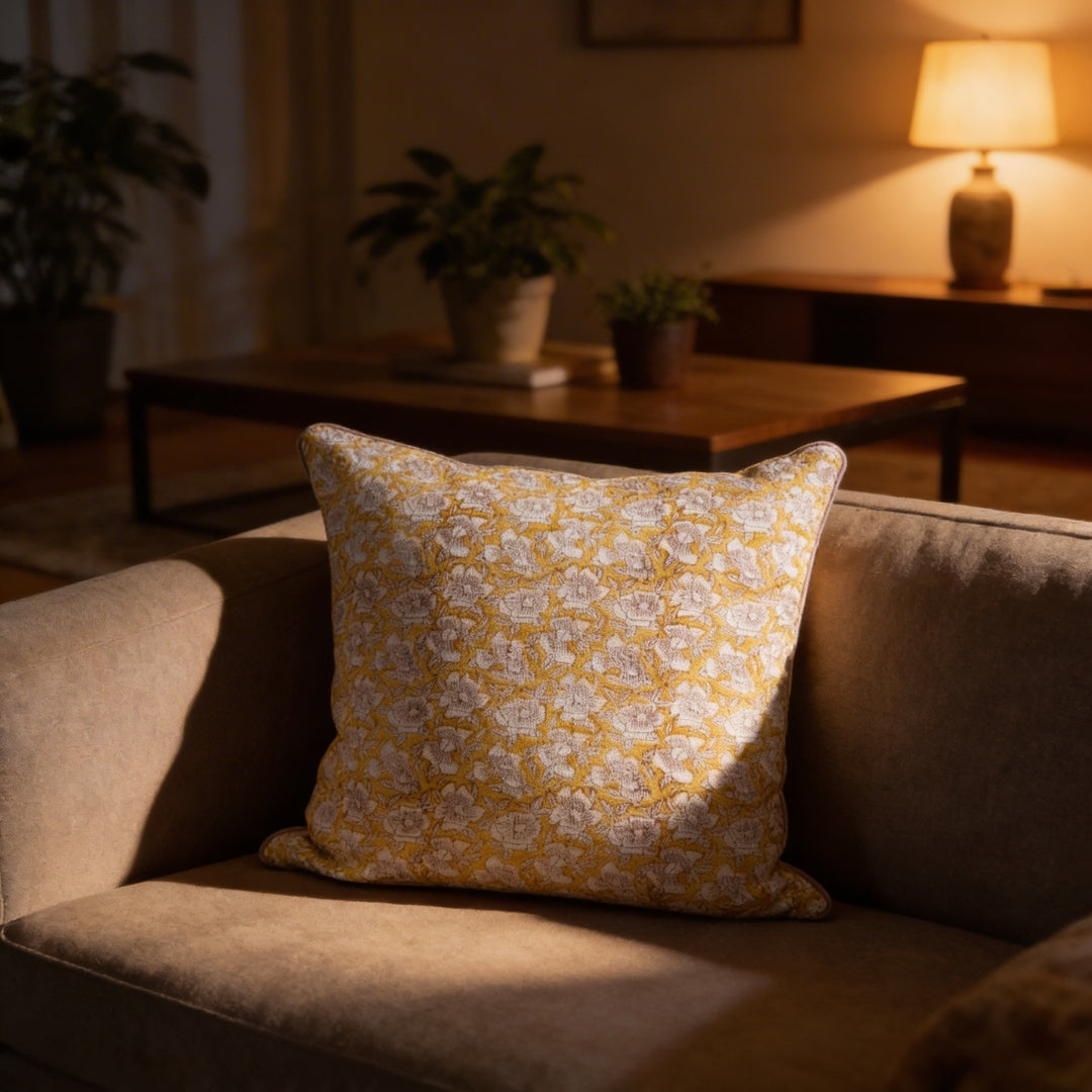 Floral Sunshine Pillow