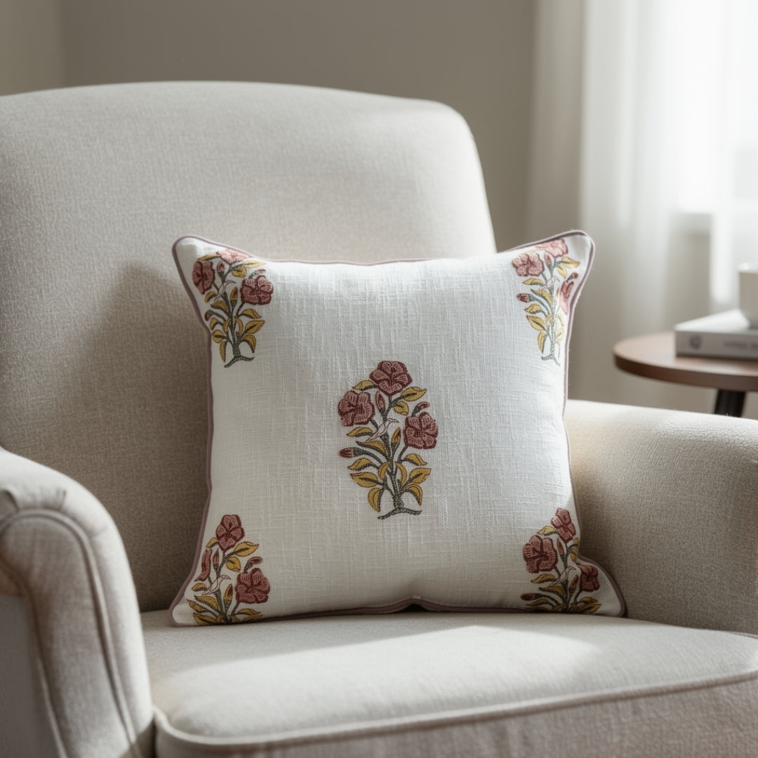 Floral Sunshine Pillow