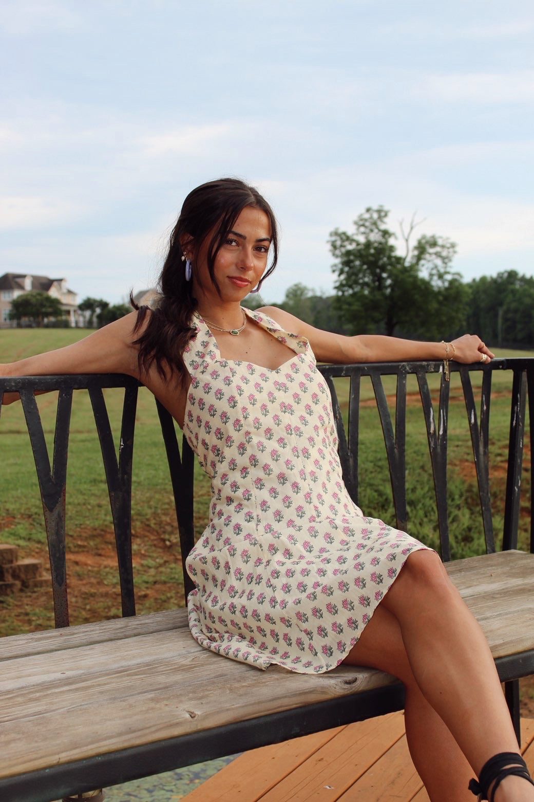 The Cross-Back Cotton Dress