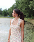 The Cross-Back Cotton Dress