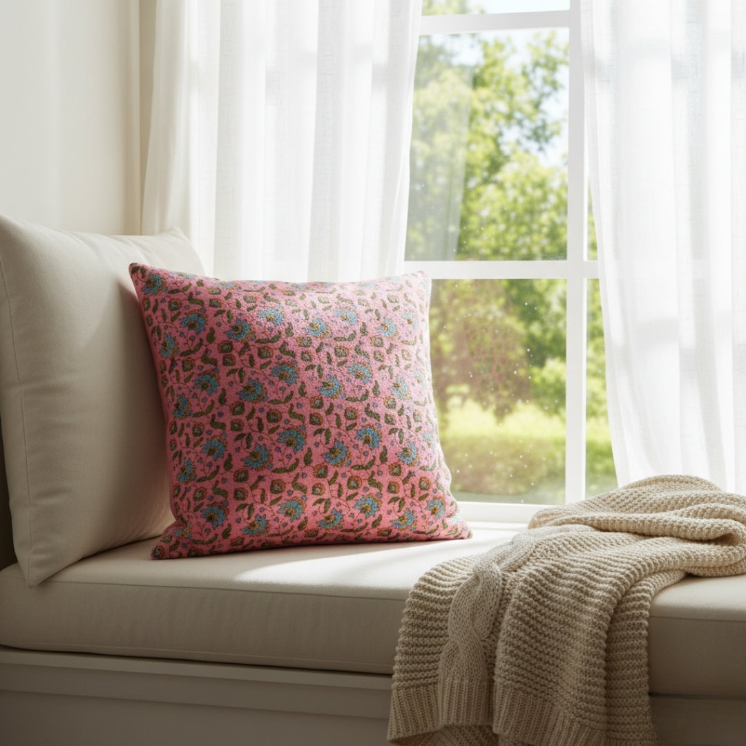 Floral Harmony Pillow