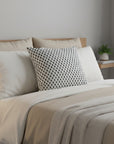 Noir & White Accent Pillow
