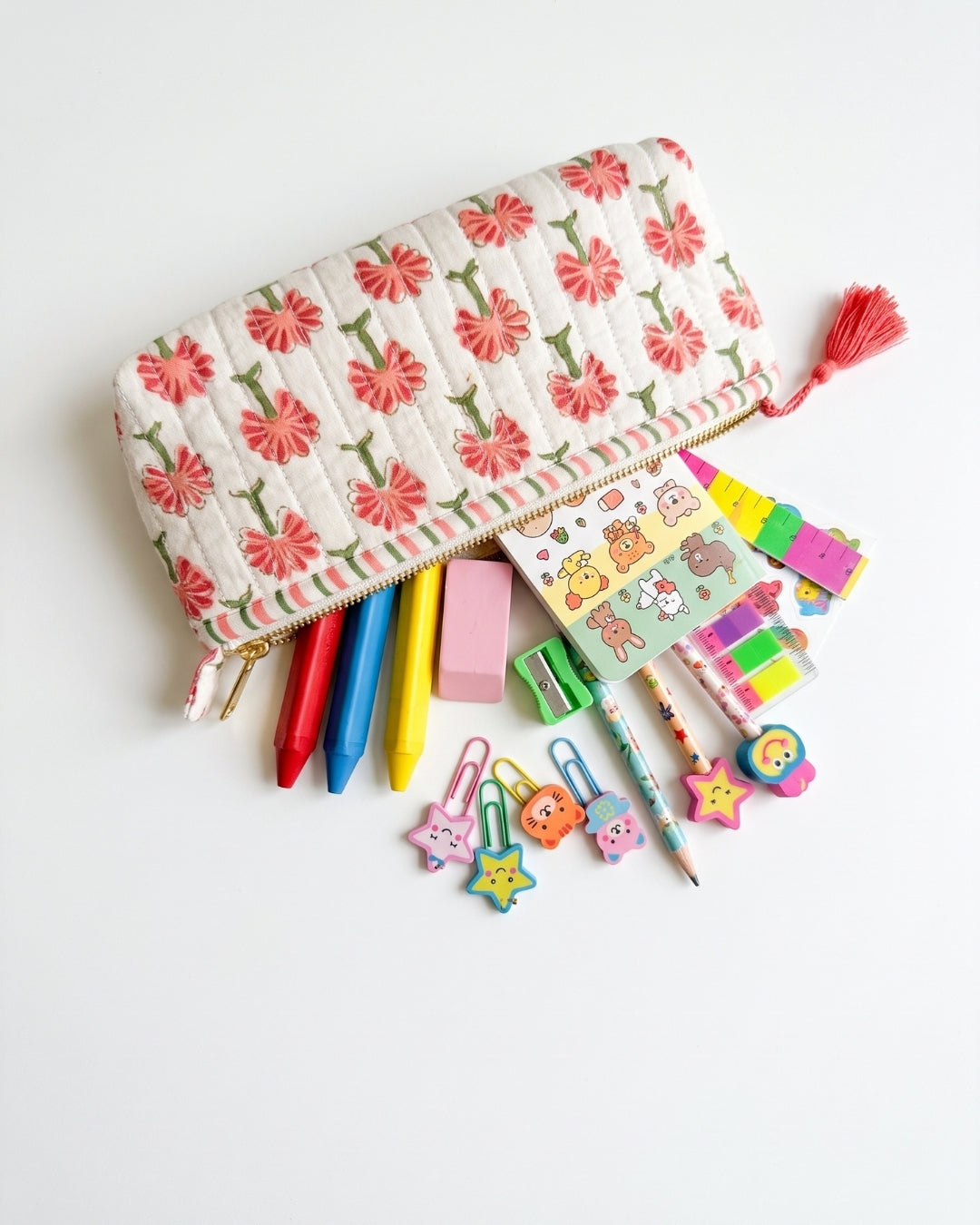 Coral Bloom Pouch