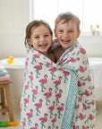 Flamingo Cuddle 100% premium Turkish cotton