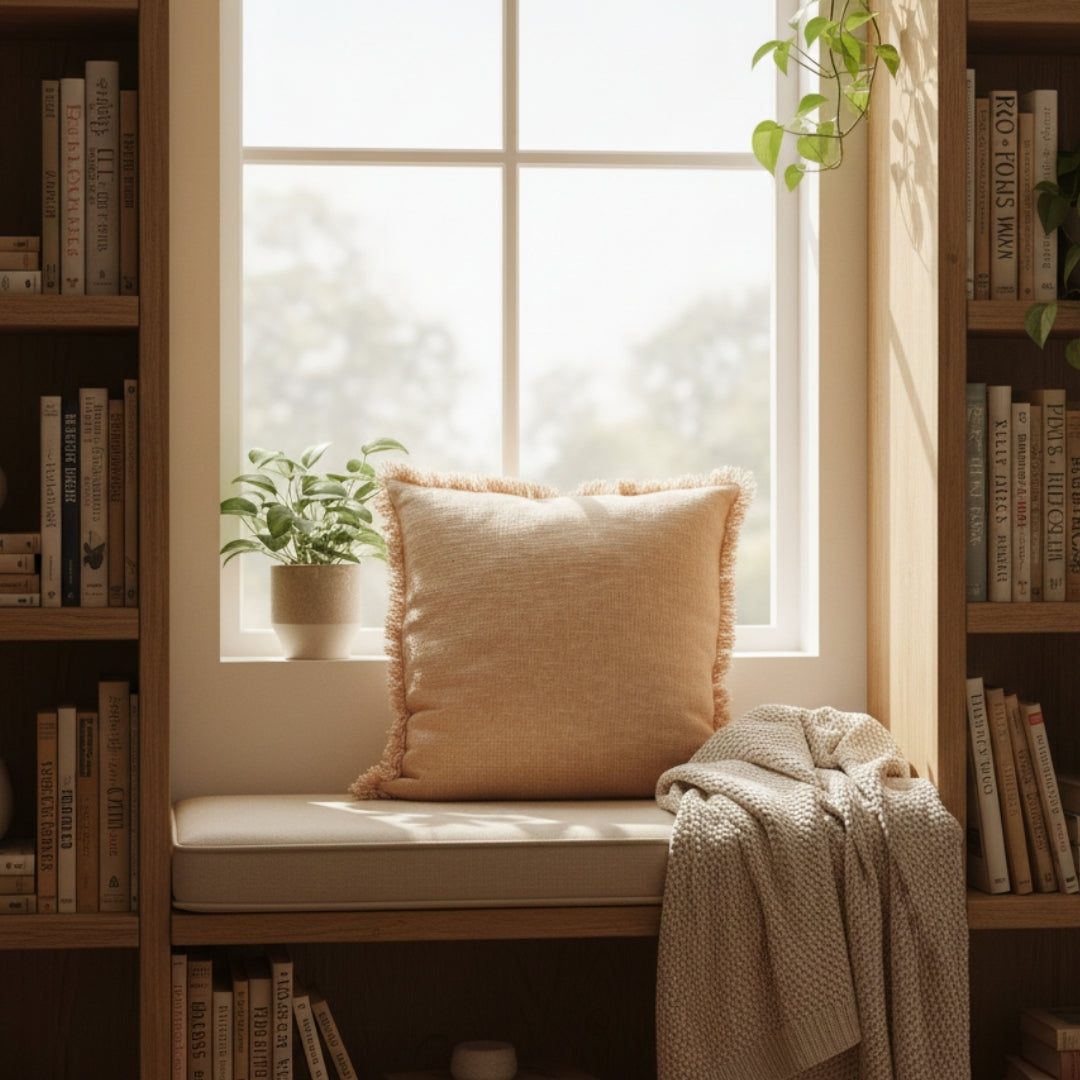 Warm  Beige Pillow